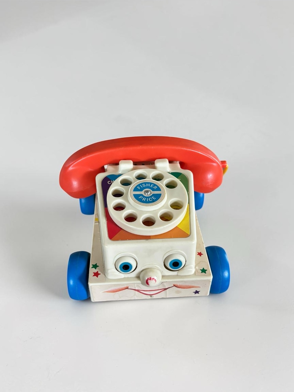 Fisher-Price Chatter Telephone Pull Toy 2009 Basic Fun Retro Phone